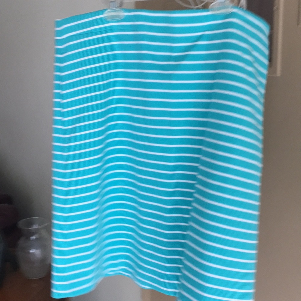NWOT Talbots turquoise A-line skirt